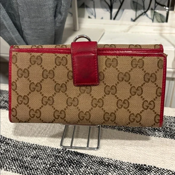 Gucci Tan and Red Women's authentic Wallet(project wallet) - Picture 2 of 16